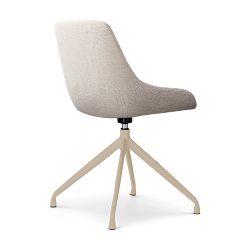 Nolon Nola-Isa draaibare eetkamerstoel beige beige onderstel