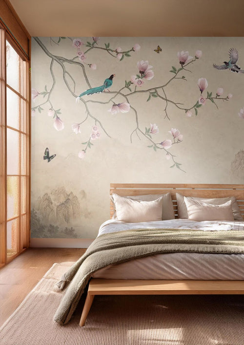 Sanders & Sanders fotobehang oosters motief beige en bruin - 375 x 270 cm - 601464