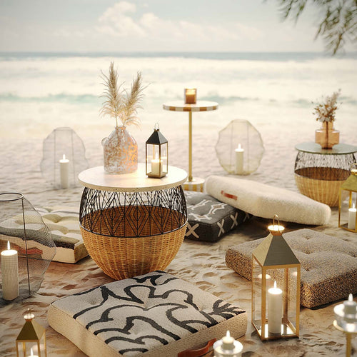 Kare Design Lantaarn Giardino goud (4/Set) - vtwonen shop