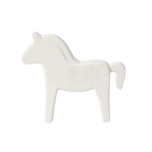 Sia Deco Decoratief Paard - Wit Aardewerk - H19 - vtwonen shop