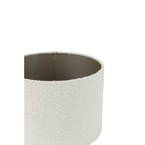 Light & Living lampenkap Boucle - wit - Ø25cm