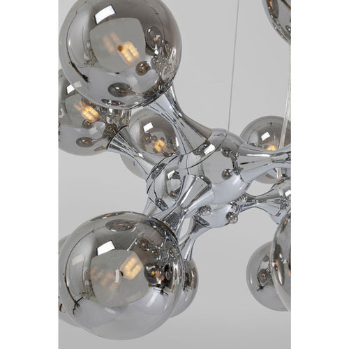Kare Design Hanglamp Atomic Balls 18 zilver - vtwonen shop