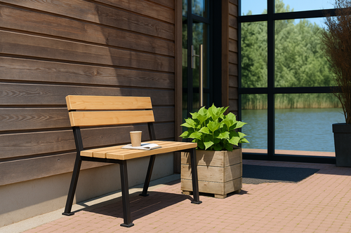 MaximaVida tuinbank New York 120 cm - inclusief grondverankering