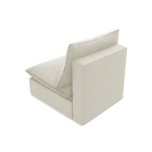 LaMiaSofa Bankmodule midden Ravenna - bouclé - zand - 75x90x77