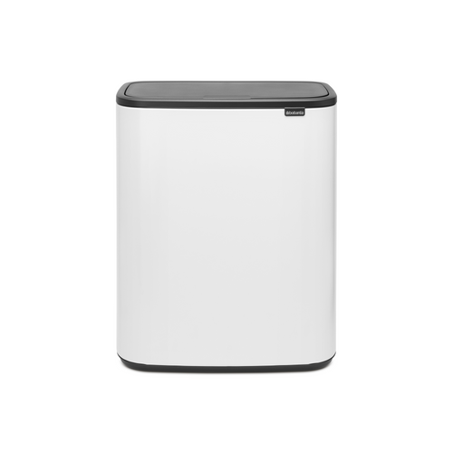Brabantia Bo Touch Bin, met 2 binnenemmers, 2 x 30 liter - White