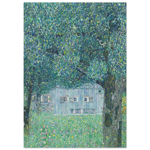 Artfulprints  Gustav Klimt - Farmhouse in upper Austria   poster A4 21x29.7 cm - vtwonen shop