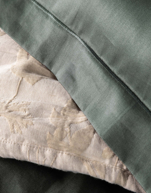 Essenza Aziza dekbedovertrek - Eenpersoons – 140x200/220 cm - Balsam green