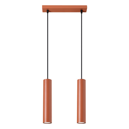 Sollux Lighting Hanglamp LAGOS 2 rood oker - 30x6x105cm