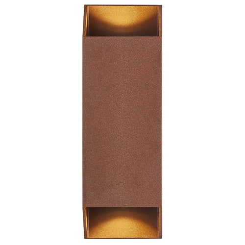 Nordlux Nico Wandlamp Buiten - 2-lichts GU10 - IP54 - Roest
