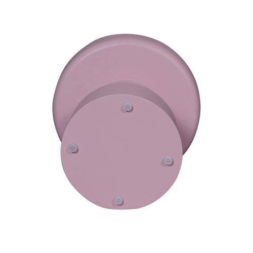 StarFurn Bijzettafel Drum - Rond Roze Hout - 40x40x42cm