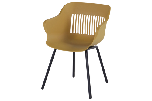 Hartman Tuinstoel Jill Rondo - Geel Kunststof - Set Van 2 - vtwonen shop