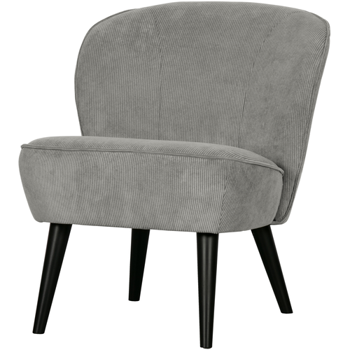 WOOOD fauteuil Sara - Polyester - Grijs/Groen- 71x59x70 - vtwonen shop