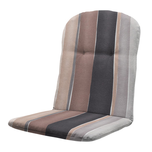 Madison kuipstoelkussen hoge rug Nox - mulitkleur - 96x45x3,5cm - set van 4