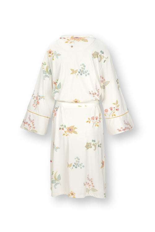 Pip Studio - Naomi Kimono - Dames - Blossom Chique - Wit - XXL