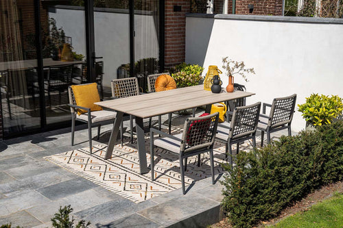 Garden Impressions Florance tuinstoelen set van 4 stapelbaar