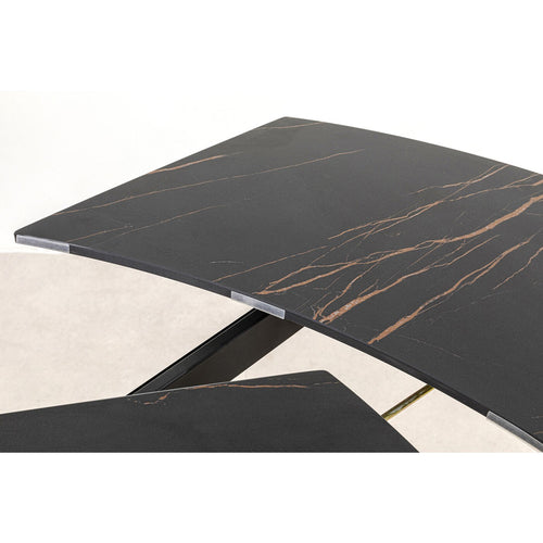 Kare Design Uitschuifbare eettafel Twist 180x90cm zwart