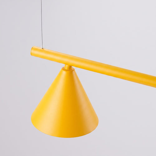 Sollux Lighting Kroonluchter NOX 4L geel - 122x14x215cm