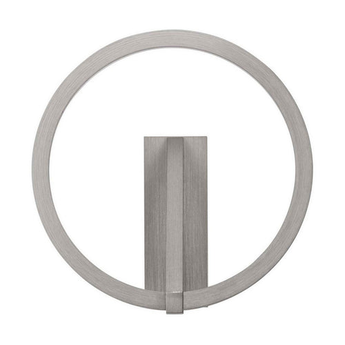 Nova Luce TILIA  Tilia Geïntegreerde LED-wandlamp, Foggy Nickel LED 10W 457lm 2700-3000-4000K CCT