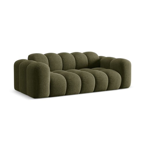 Cosmopolitan Design - Bank Treno 3-zits, chenille groente - 94x210x70cm
