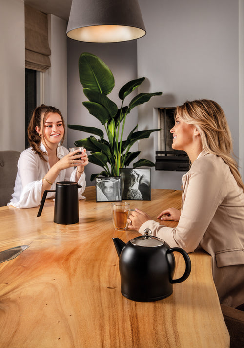 Bredemeijer - Theepot Minuet Santhee 1,4L zwart - vtwonen shop