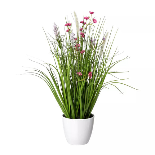 Flourify kunstplant - Bloemen-gras-mix - 46 cm - vtwonen shop