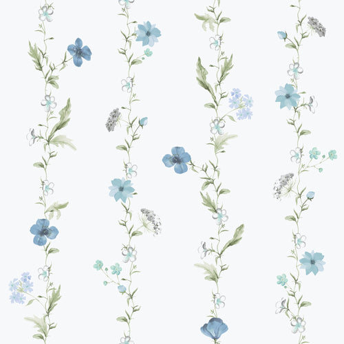 Sanders & Sanders behang bloemen blauw en wit - 53 cm x 10 m - 640171 - vtwonen shop