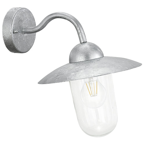 EGLO wandlamp buiten Milton - e27 - 31 cm - grijs