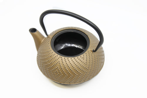 Bredemeijer - Theepot Fujian Goud 1.2L met filter - theezeef MET GRATIS KOPJES