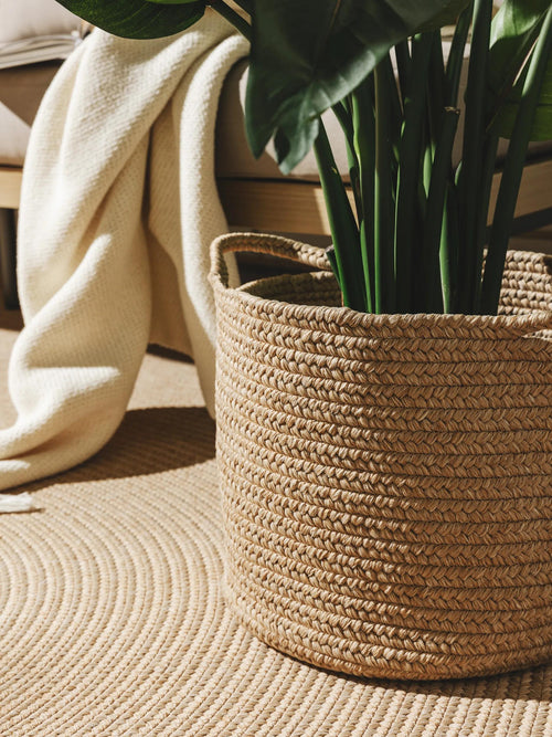 benuta mand Nandi - beige - 30x30x25 cm