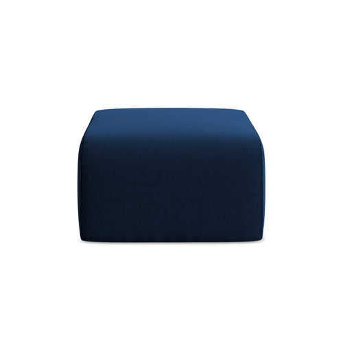 LaMiaSofa Poef Cervo - velours - koningsblauw - 72x94x42