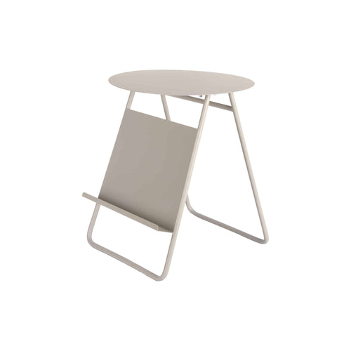 Leitmotiv bijzettafel Esencia - grijs - Ø40cm