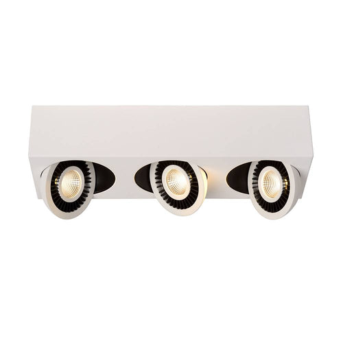 Highlight spot Eye - 3 lichts - 37  x 9   cm - wit - vtwonen shop