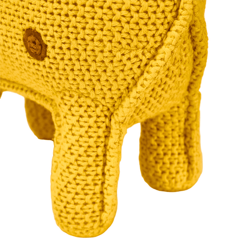 Pintado & Lacado knuffeldier Giraffe - geel - 40 cm