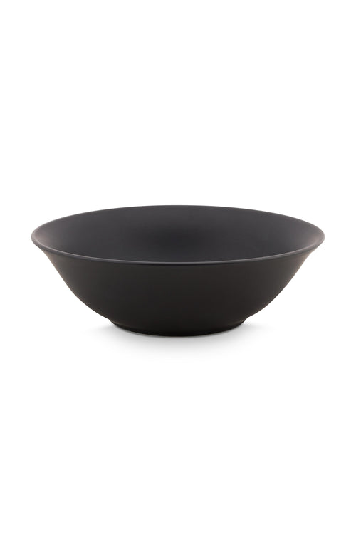 vtwonen - Kommen - Mat Zwart - 18 cm - Set van 6