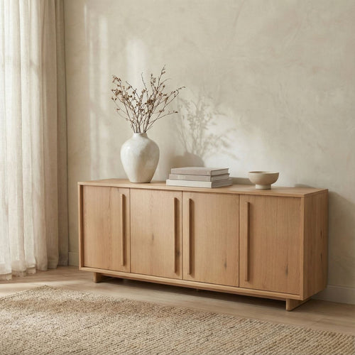 DÉJA Living Dressoir Samano - Naturel Eikenhout - 180x45x80cm