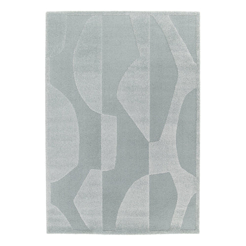 AFK Living vloerkleed Silencio - reliëfeffect - blauw - 120 x 170 cm