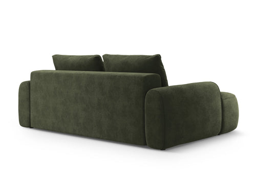 Cosmopolitan Design Slaapbank met opbergdoos Linz 4-zits, flueel groente - 100x250x84cm