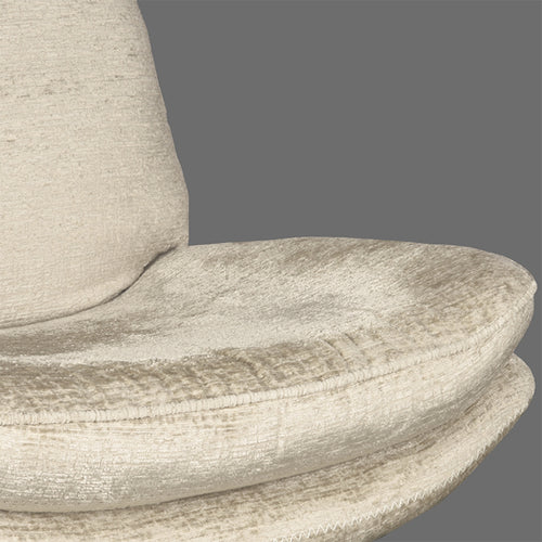 LABEL51 Fauteuil Noel - Zand - Draaibaar - 80x66x57cm