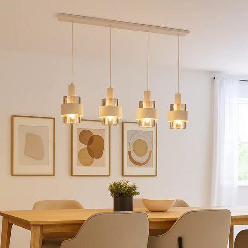 Highlight hanglamp Marrone - 4 lichts - 110  x 150   cm - beige - vtwonen shop