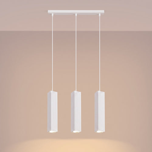 Sollux Lighting Hanglamp RAYO 3L wit - 45x6x98cm