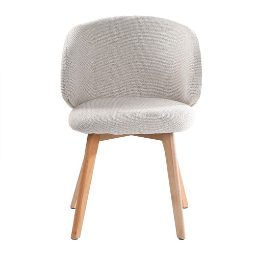 Calicosy - Stoelen set van 2 SOLÈNE - beige 60x55x79 cm