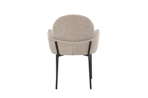 Rebellenclub Eetkamerstoel Elno - Set van 2 - Beige