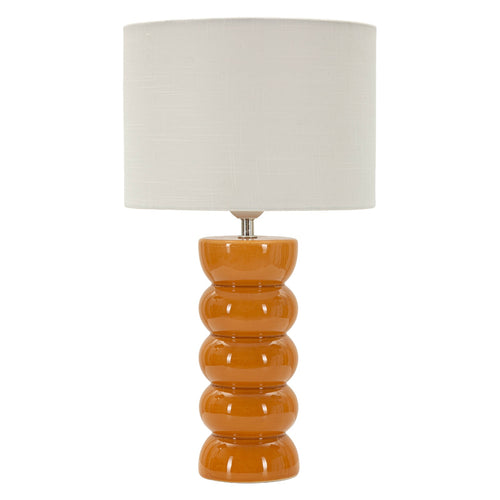 Mauro Ferretti tafellamp - Ø 25x46 cm - mosterdgeel/wit