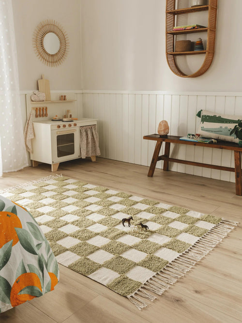 benuta kindervloerkleed Caro - groen - 80x120 cm