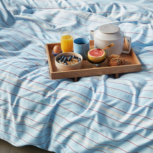 Hübsch dienblad Elevate - mdf/eikenfineer/eikenhout - 46x34xh8cm