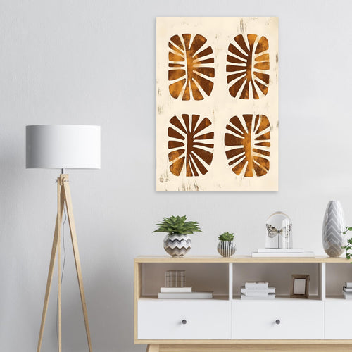 Artfulprints  Boho – Leaf cutouts   poster 50x70 cm - vtwonen shop