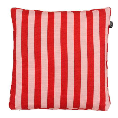 Mica Decorations Kim Tuinkussens 45 x 45 cm - 2 Buitenkussens met Gestreept Design - Sierkussens voor Tuin Balkon en Terras - Afneembare Hoes met
