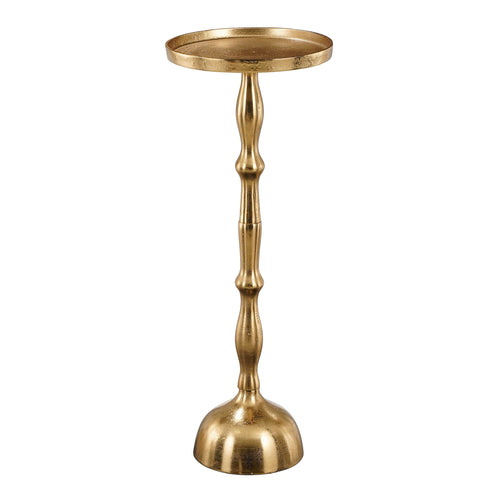 Mica Decorations Duco Bijzettafel - H66 x Ø25 cm - Gerecycled Aluminium - Goud - vtwonen shop