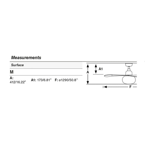 Faro PALMA Middelbruine IP44 DC-plafondventilator met E27-licht, 6 snelheden