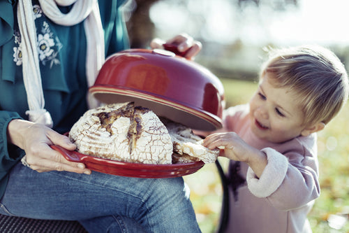 Emile Henry Broodbakbol Le Pain E-box - Ø285mm - Grand Cru - vtwonen shop